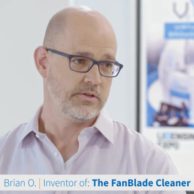 Brian O'Neill FanBladeCleaner Inventor